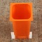 Square Orange Toothbrush Holder